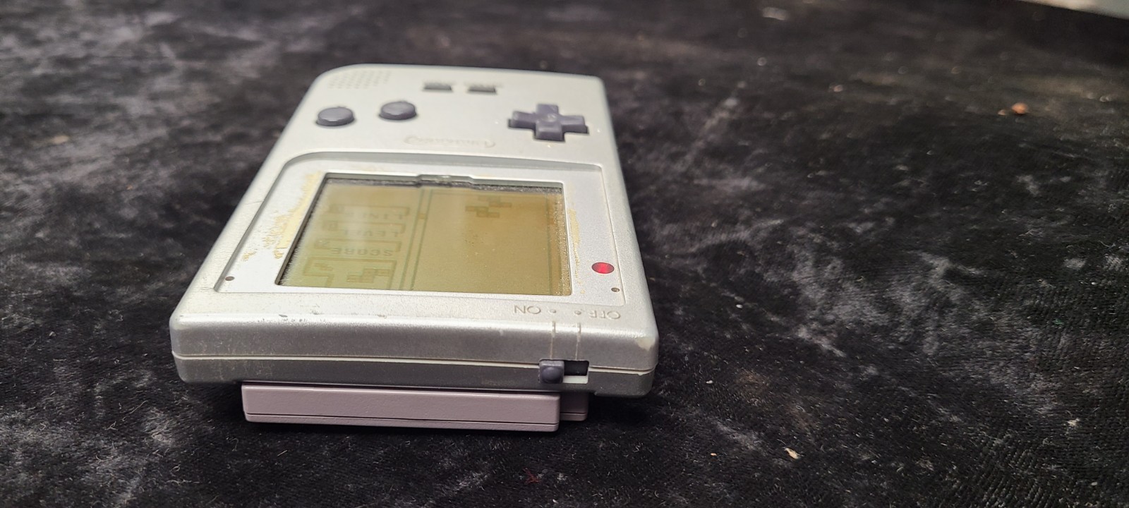 Vintage Silver Nintendo Gameboy MGB-001 With Tetris Plus Game Tested Working