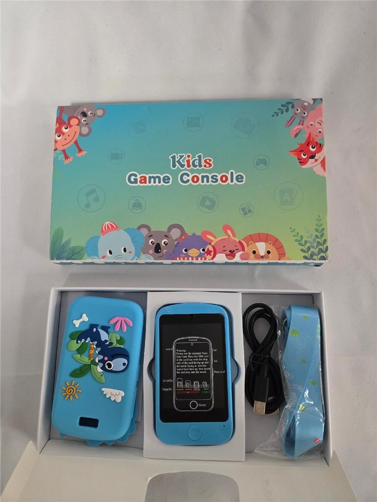 = Kids Game Console Uses Standard Nemo Slim Card Blue NEW