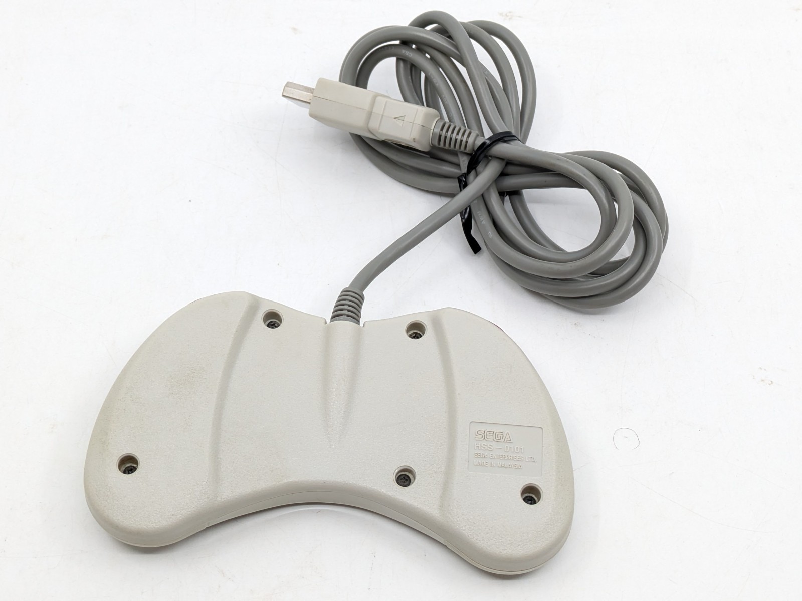 Sega Saturn White Console HST-3220 NTSC-J Japan Tested w/ Controller & Cables
