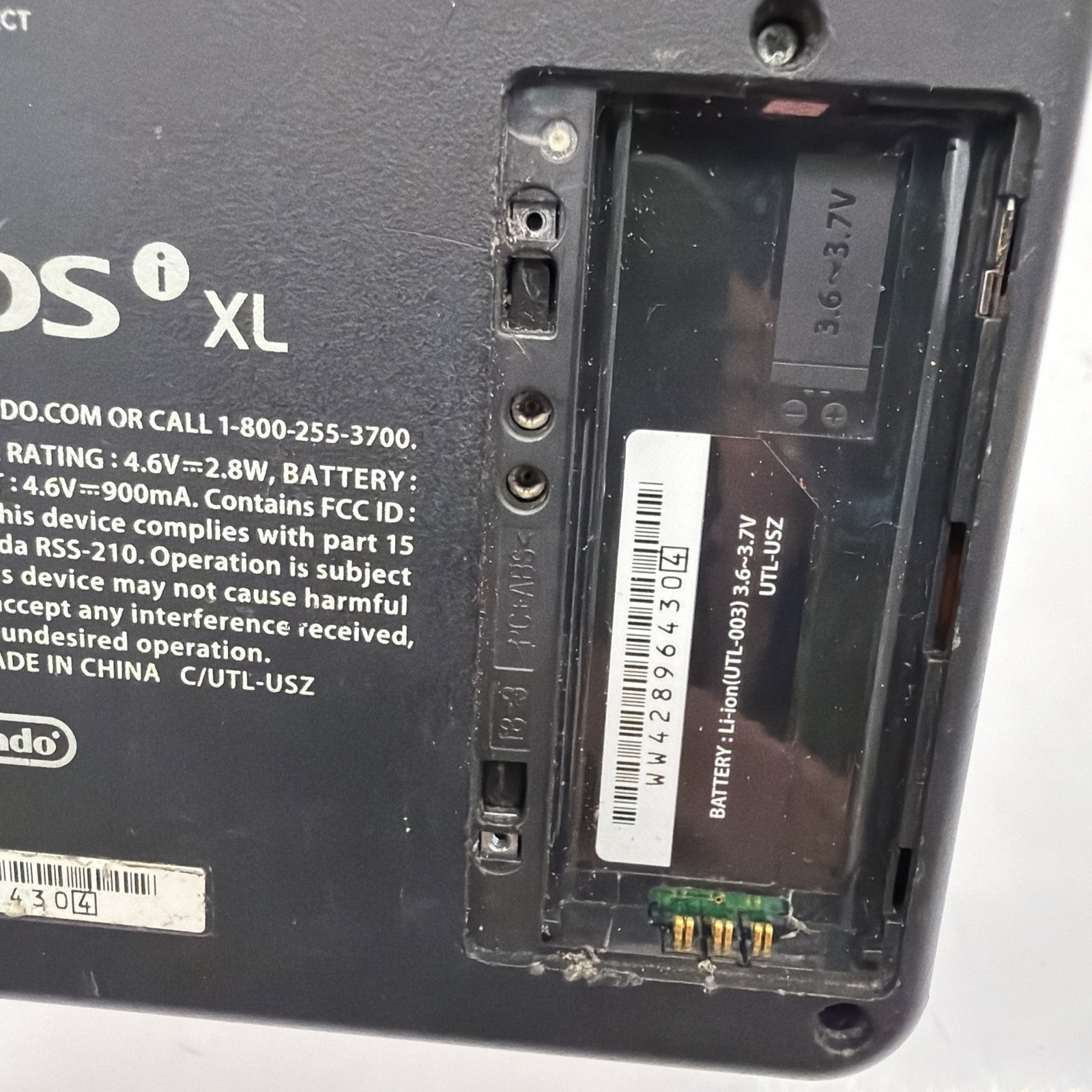 Nintendo DSi XL Red Mario 25th Anniversary Console PARTS ONLY UNTESTED