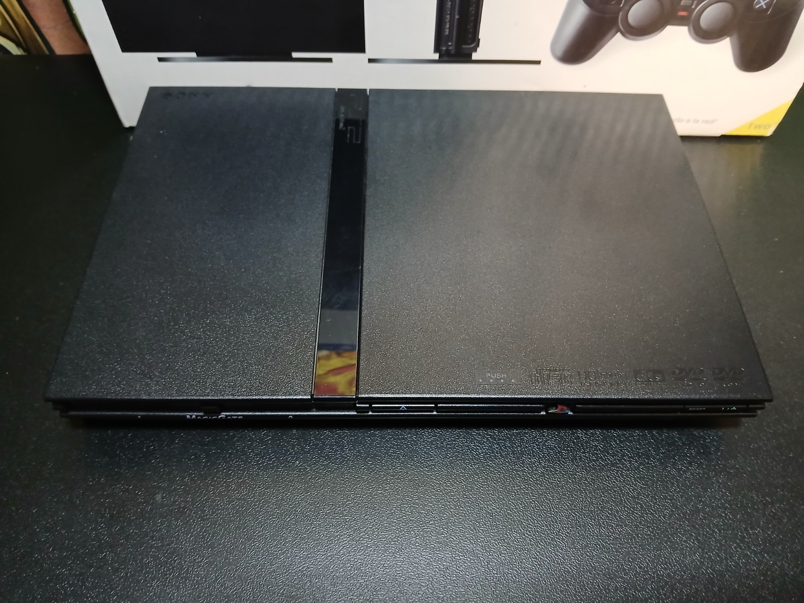 ✅ SONY PLAYSTATION 2 PS2 SLIM CONSOLE COMPLETE IN BOX CIB TESTED WORKING ✅