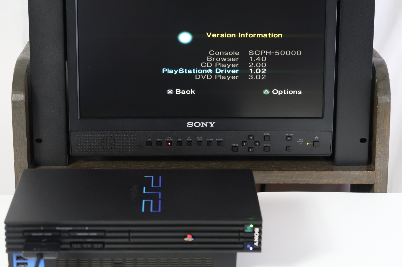 SONY PlayStation2 PS2 SCPH-50000 NB Midnight Black Console Tested F/S Fedex