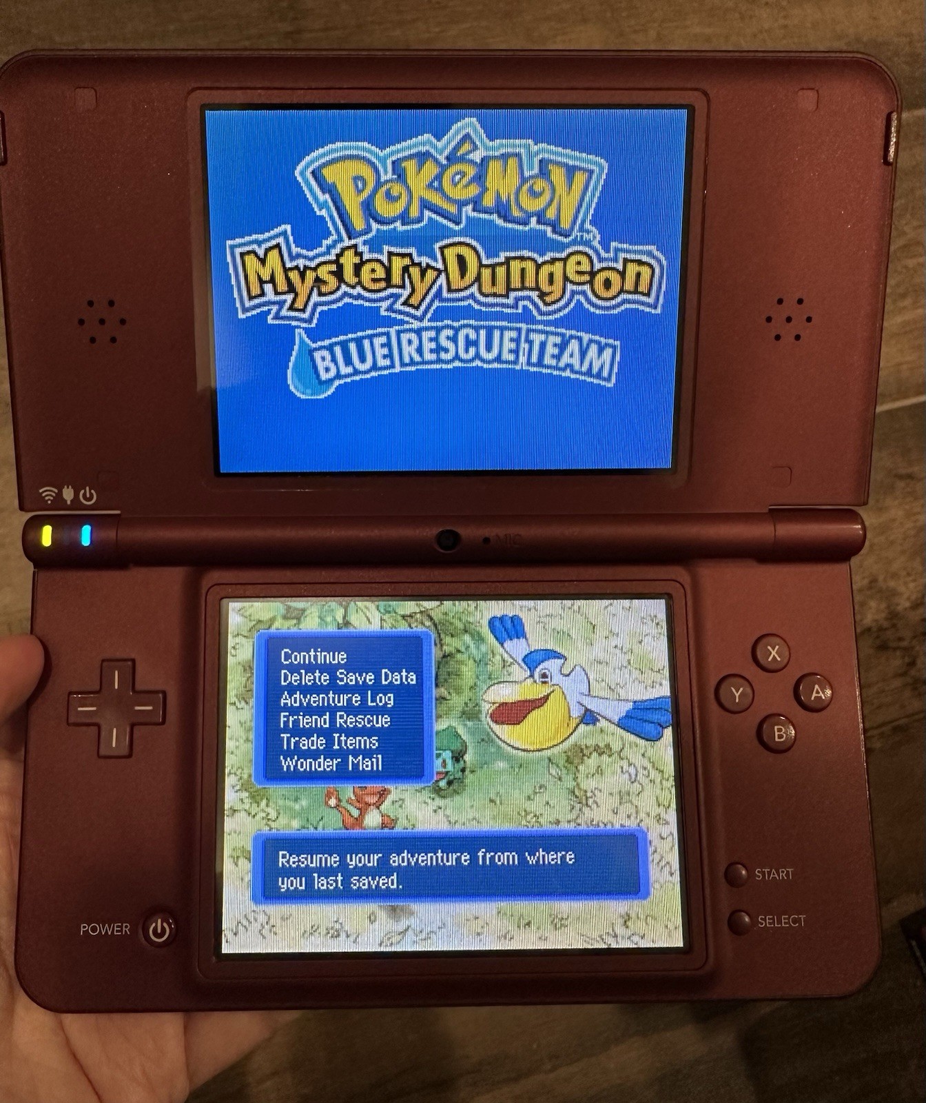 Nintendo DSi LL Wine Red Console Tested Working Region Free + New Charger