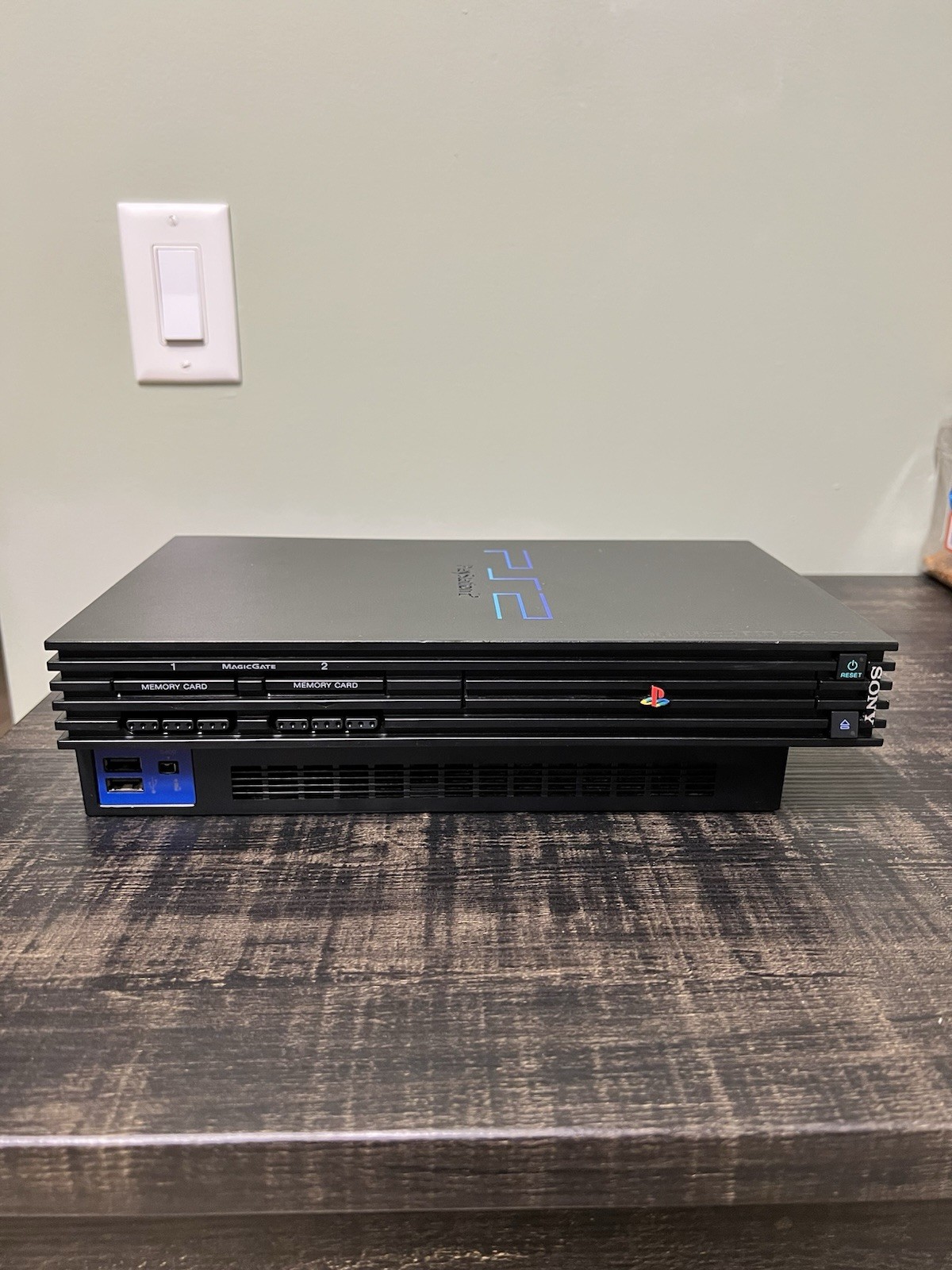 Sony PlayStation 2 Black With 8MB Memory Card