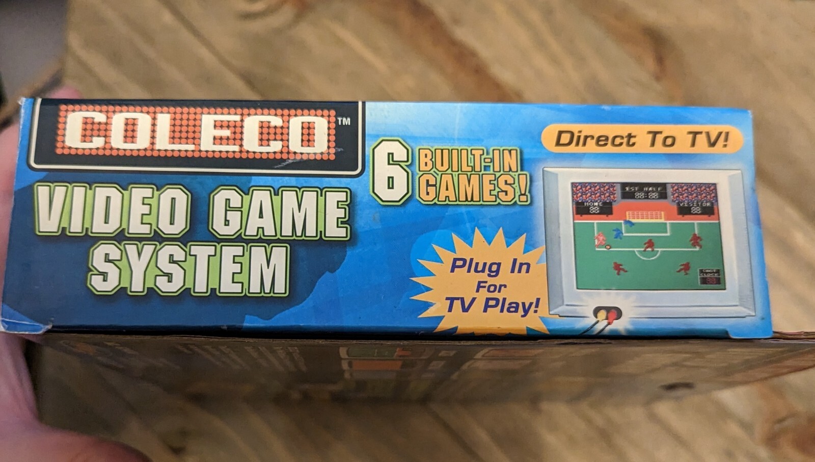 NEW Coleco Video Game System Plug N Play 6 Built In Games NOS #60400