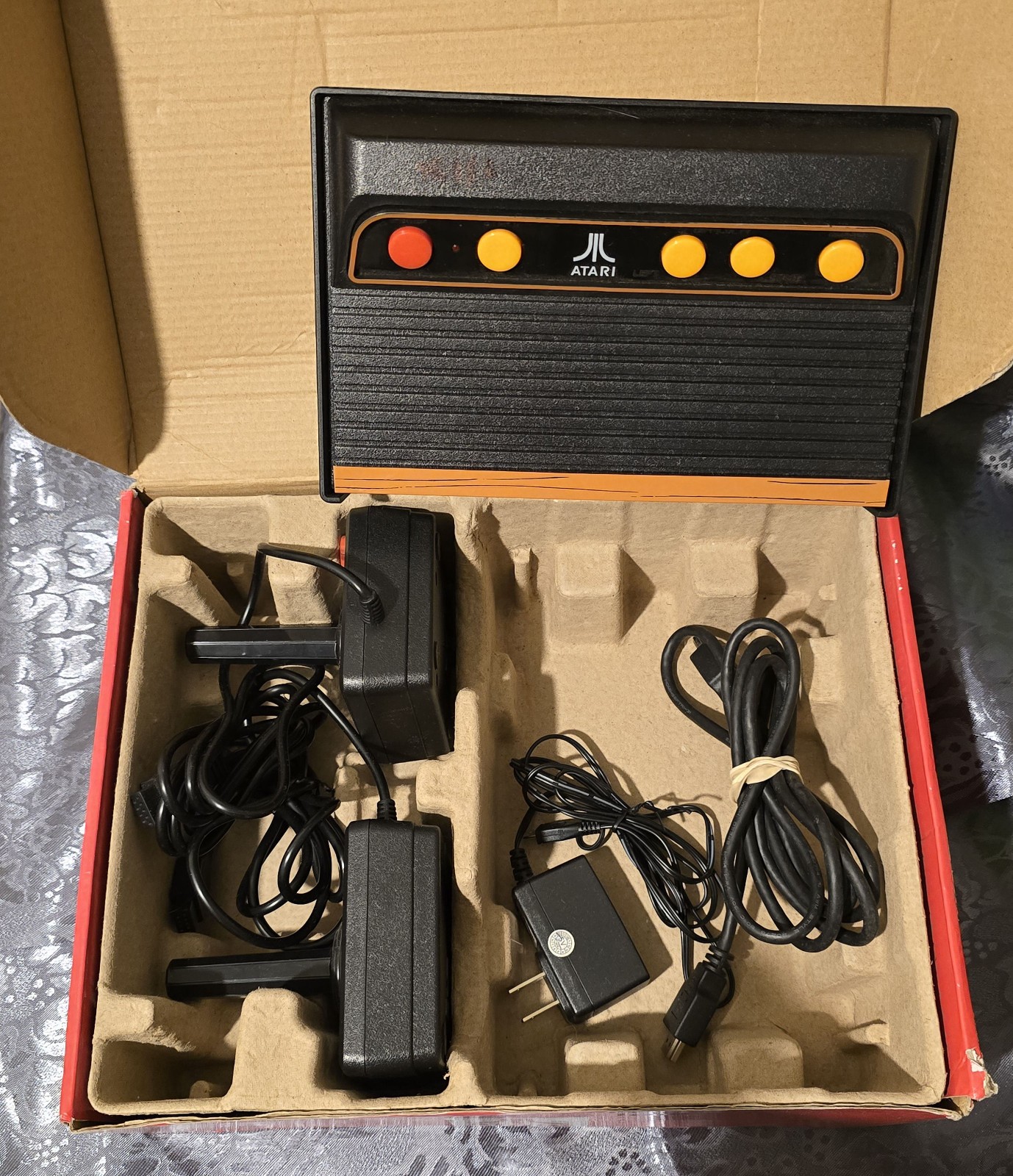 Inspected & Tested Atari Flashback 9 AR3050 Game Console, All Accessories/Cables