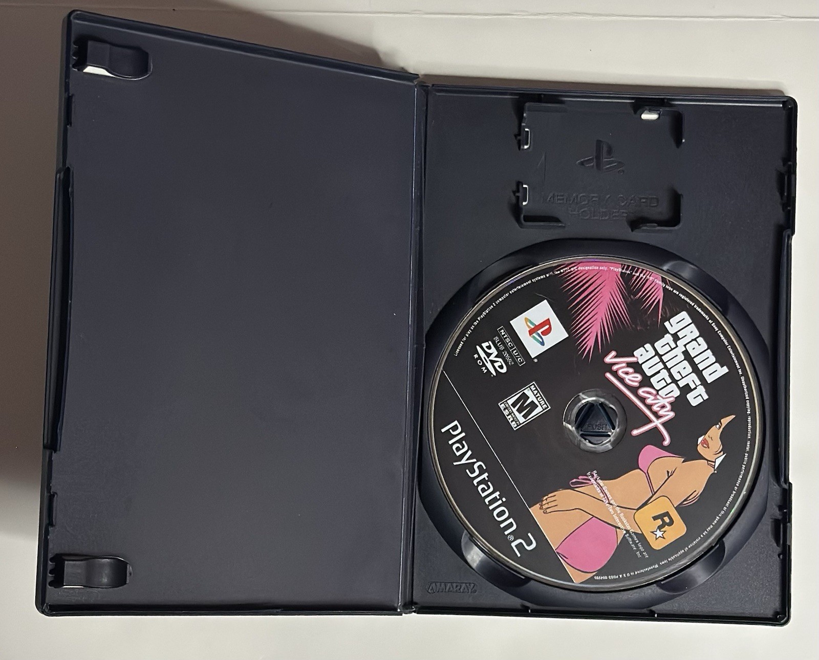 Sony PlayStation 2 Slim With Games , Controller and MemoryCard. NO POWER CABLE.