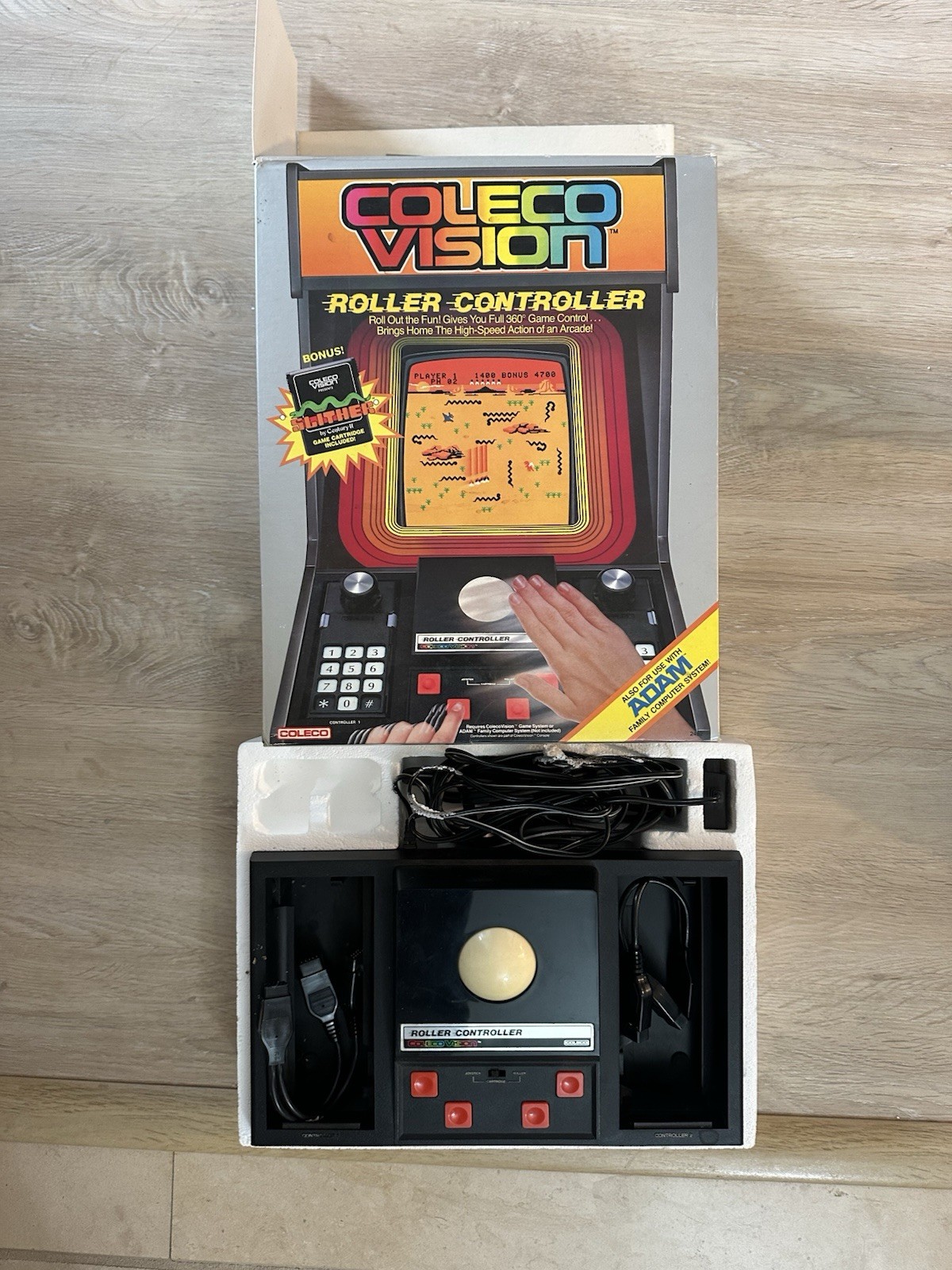 Coleco ColecoVision (Model 2400) Video Game System – Black (2400)