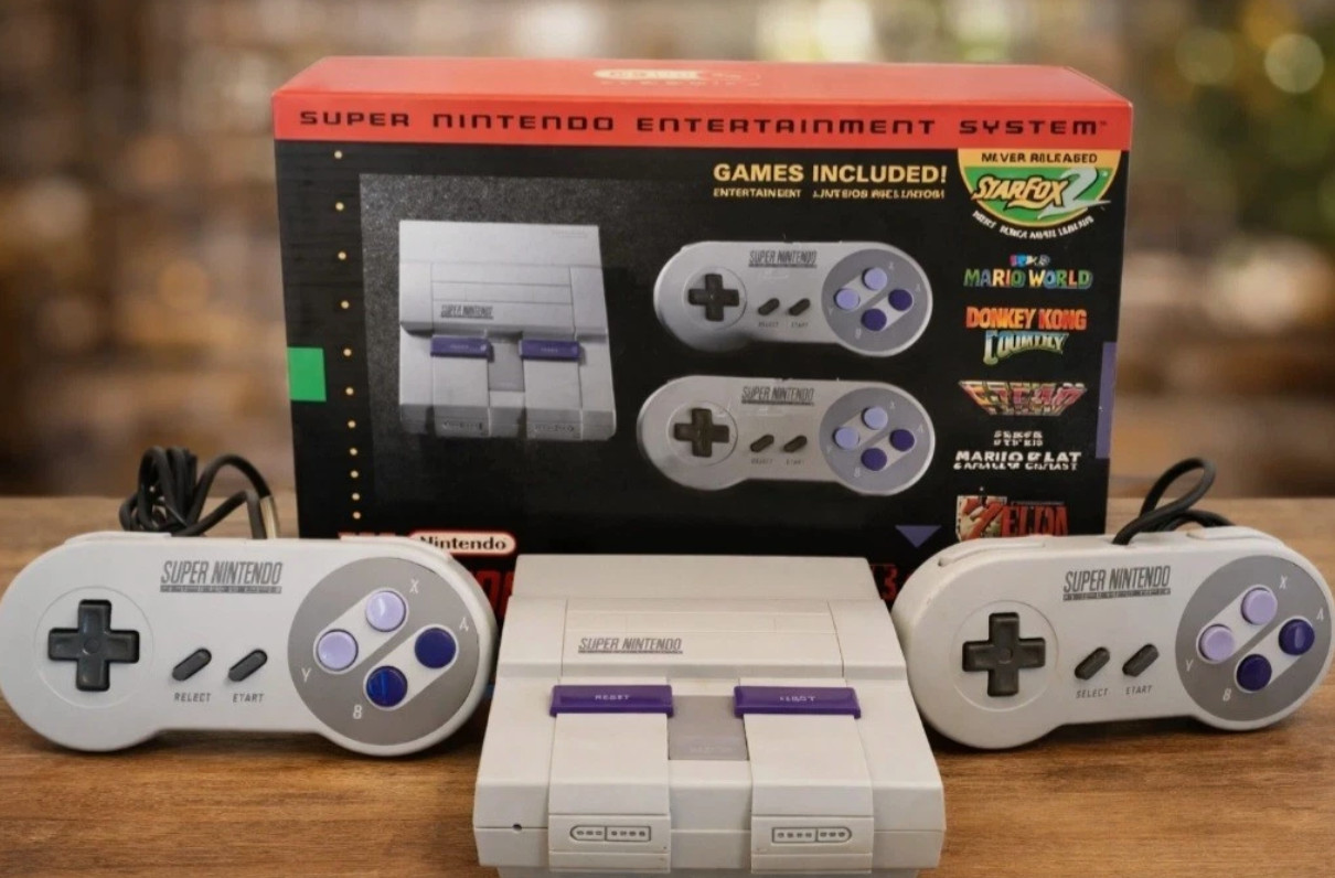 Usa-Nintendo – Super Nintendo Classic Edition – Mini Game Console – Sealed