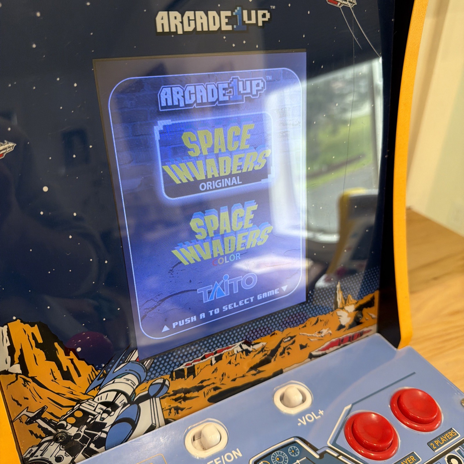 Arcade 1Up Space Invaders Counter-Cade – Tested & Working