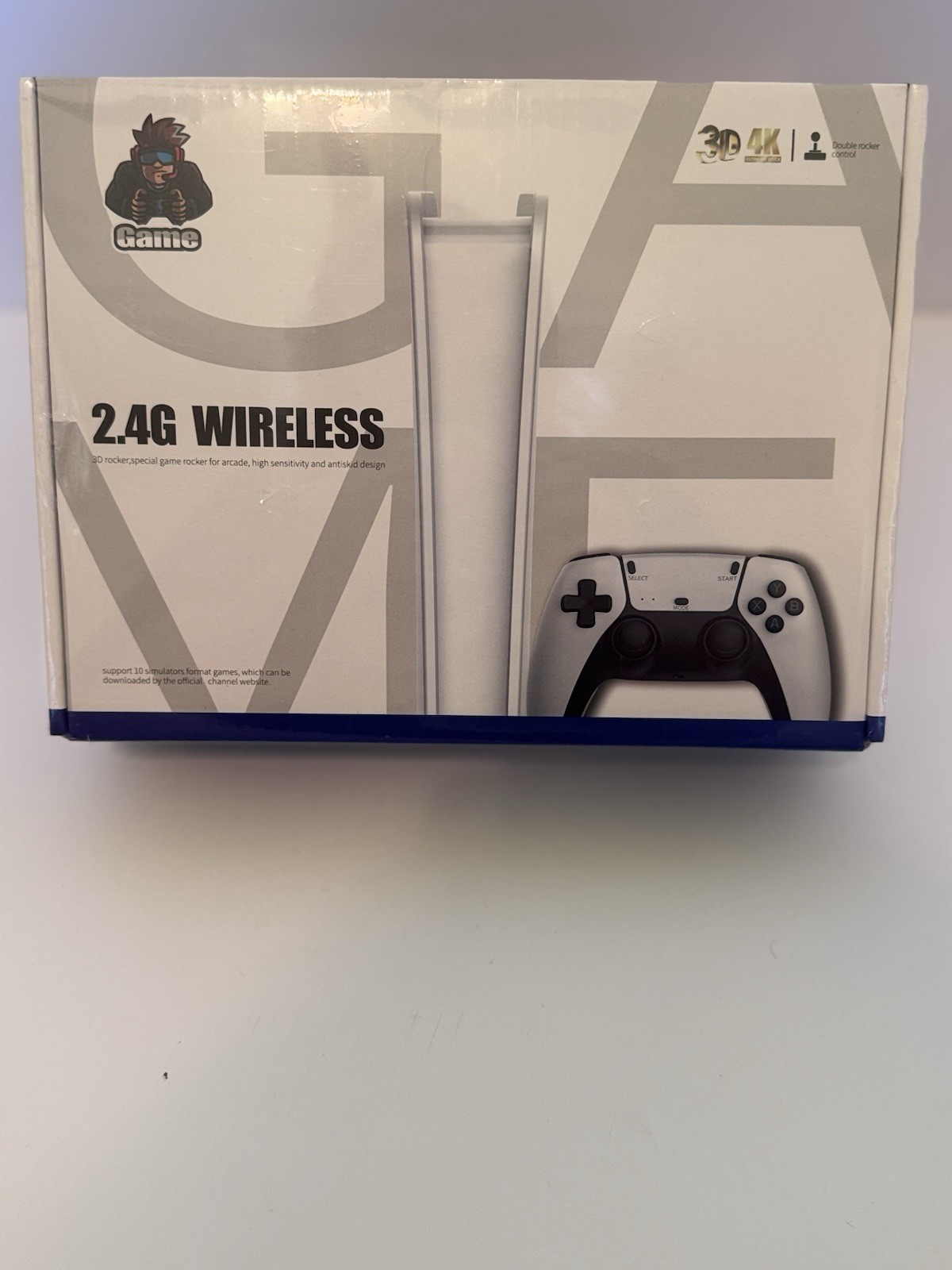 Game 2.4G Wireless 4K Home Console 3D Audio Double Handheld Wi-Fi Open Source