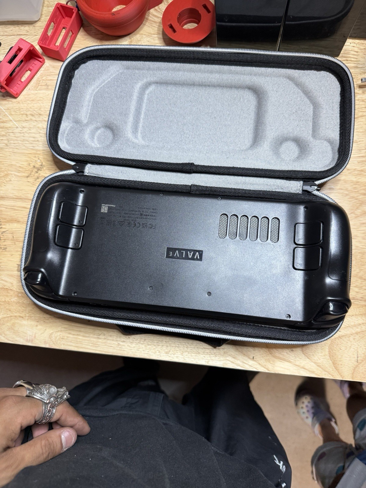 Valve Steam Deck Black Handheld System Touchscreen USB-C w/ Carrying Case