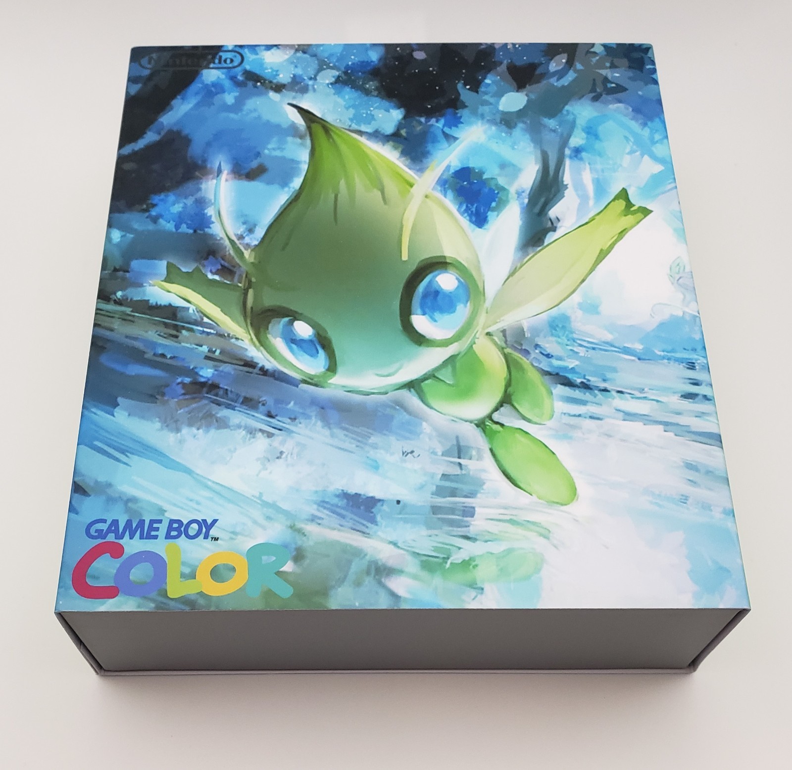 Laminated OLED Screen – Celebi Game Boy Color w/ Case – New Speaker, Recapped