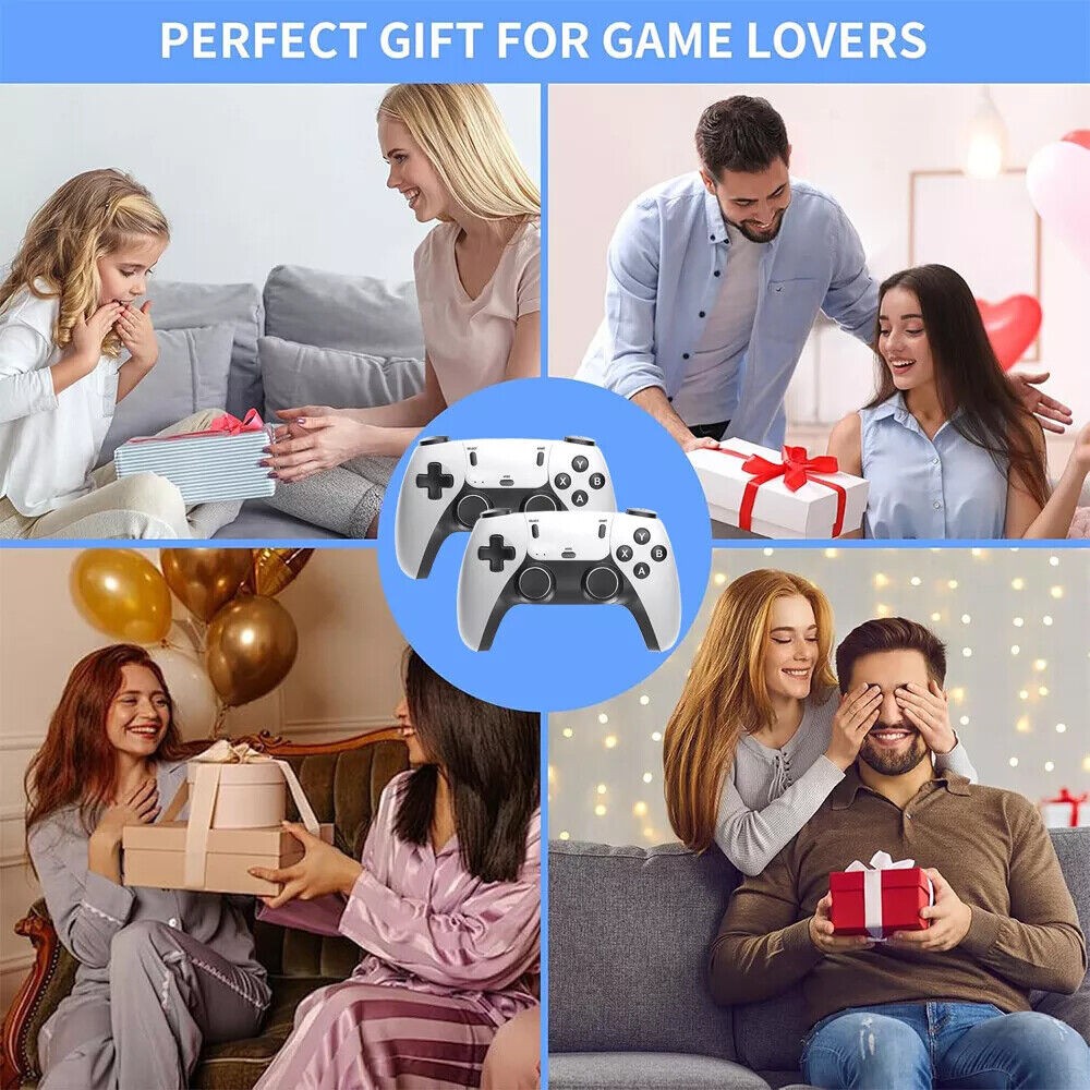 4K 64G HDMI TV Video Game Stick M15 Gaming Console Gamepad 2 Wireless Controller