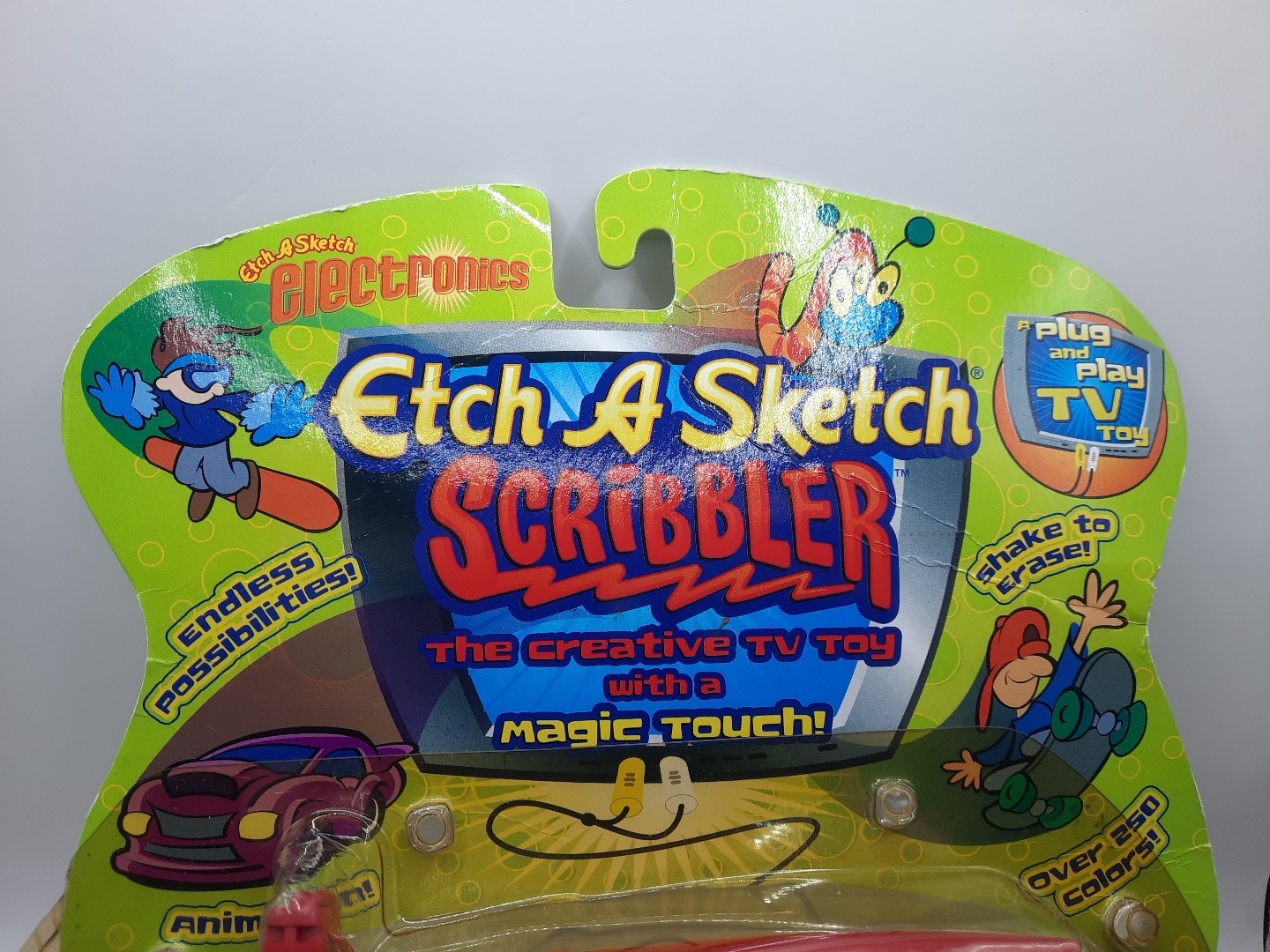 Etch A Sketch Scribbler 2005 RC to TV with Attached Pen New In Package