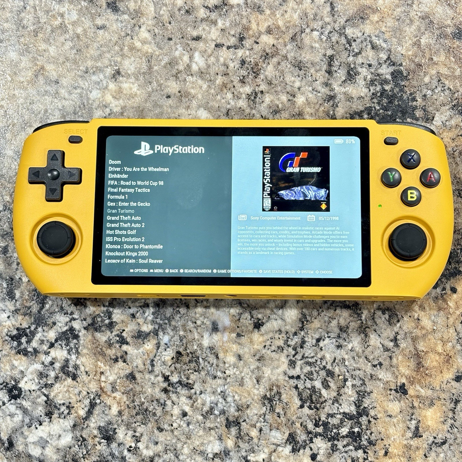 New PowKiddy RGB10MAX3 Retro Gaming Handheld New 64GB Card Custom Ready To Play
