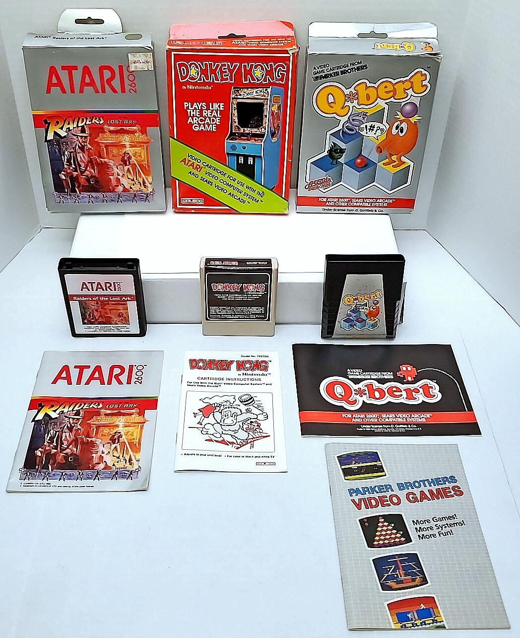 🕹️ $765 RARE 1983 Sears Video Arcade II Console +15 CIB ATARI 2600 GAMES 3 Tix
