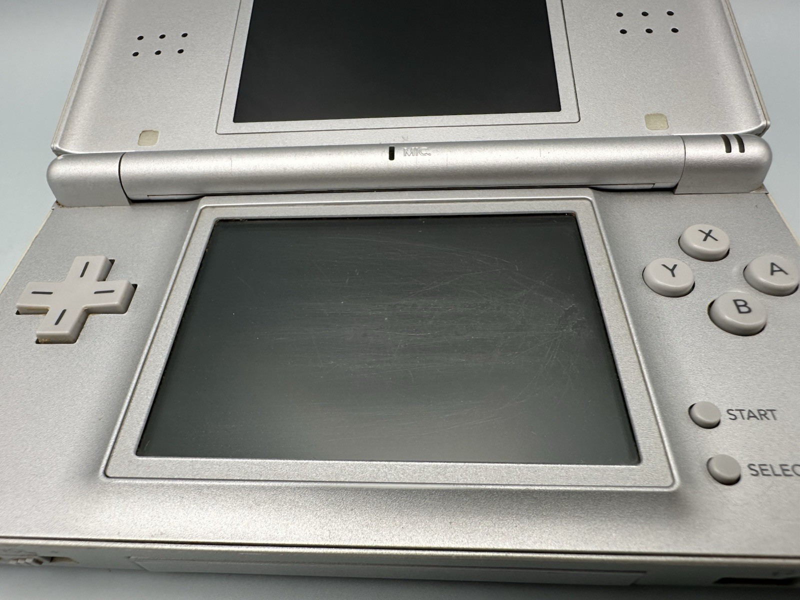 Nintendo DS Lite Console USG-001 with charger – Silver (Tested, Working)