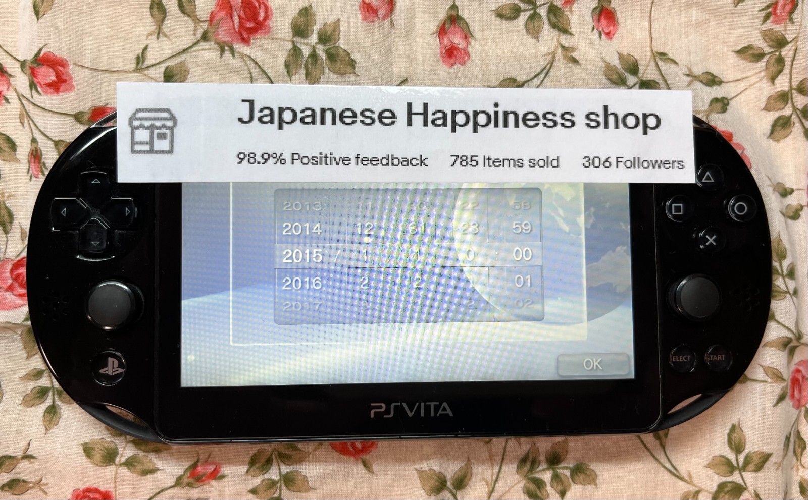 Playstation PSV Sony PS Vita Black PCH2000 Used