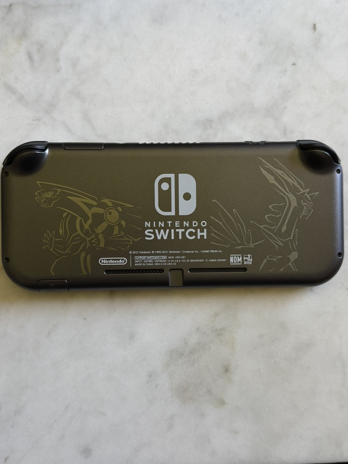 Nintendo Switch Lite Dialga & Palkia Pokemon Edition Console Gray PERFECT