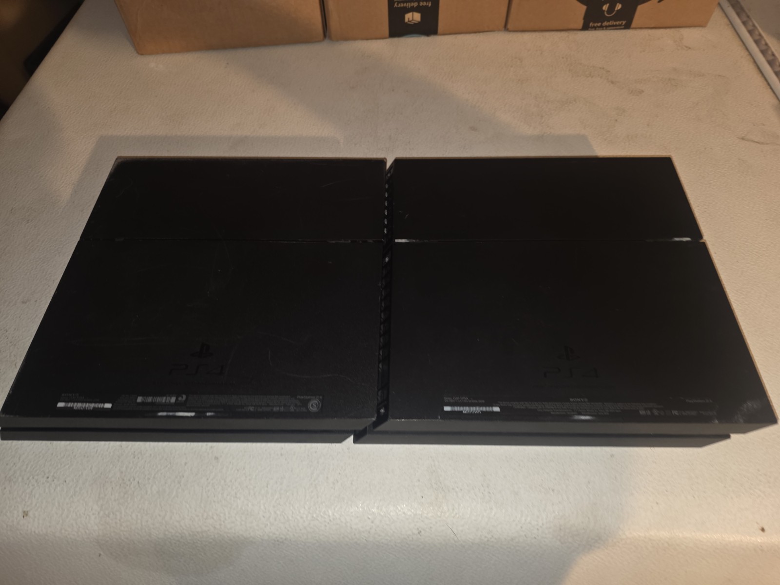 2x Sony PlayStation 4 CUH-1115A Black PS4 Console Only (Not Working for Parts)