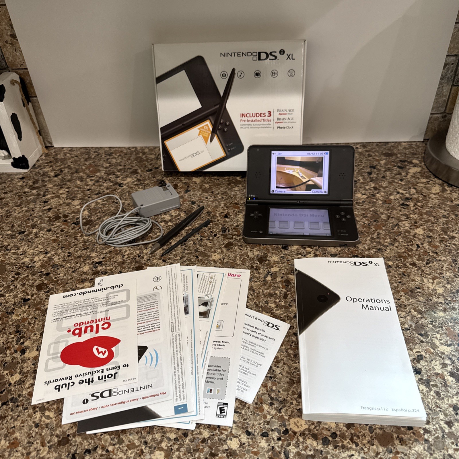 Nintendo DSi XL – Bronze Color Handheld Console – Complete In Box – Excellent