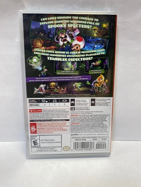 Luigi’s Mansion 2 HD Switch Brand New Sealed Special [US 2024 Action/Adventure]