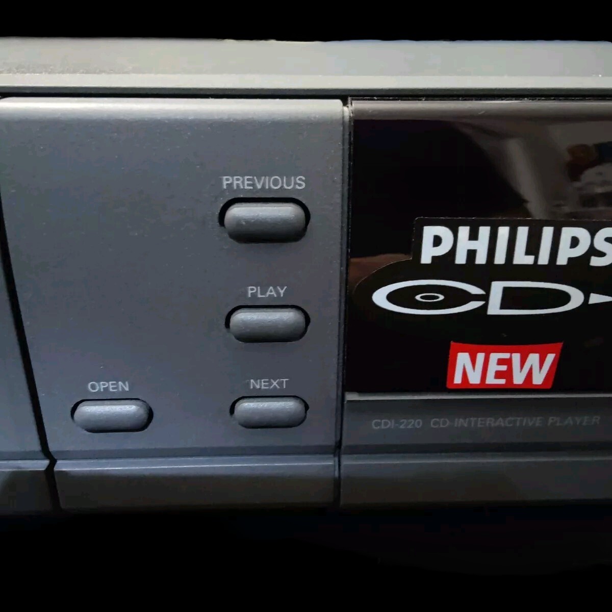 Philips CDi Console CDi 220 Matchline,Game,RCA Cable And current,do not control.