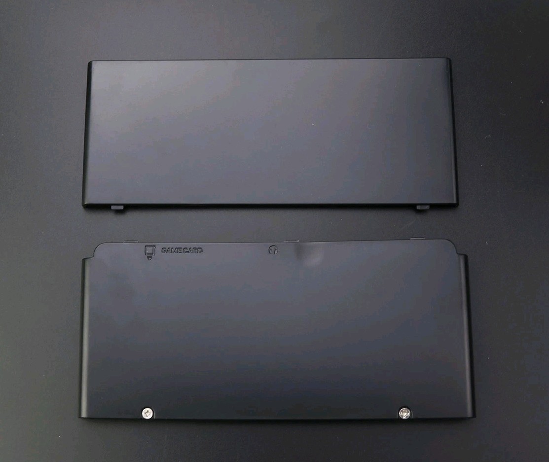 New Nintendo 3DS 2015 (No XL) Replacement Shell Plates Black Color