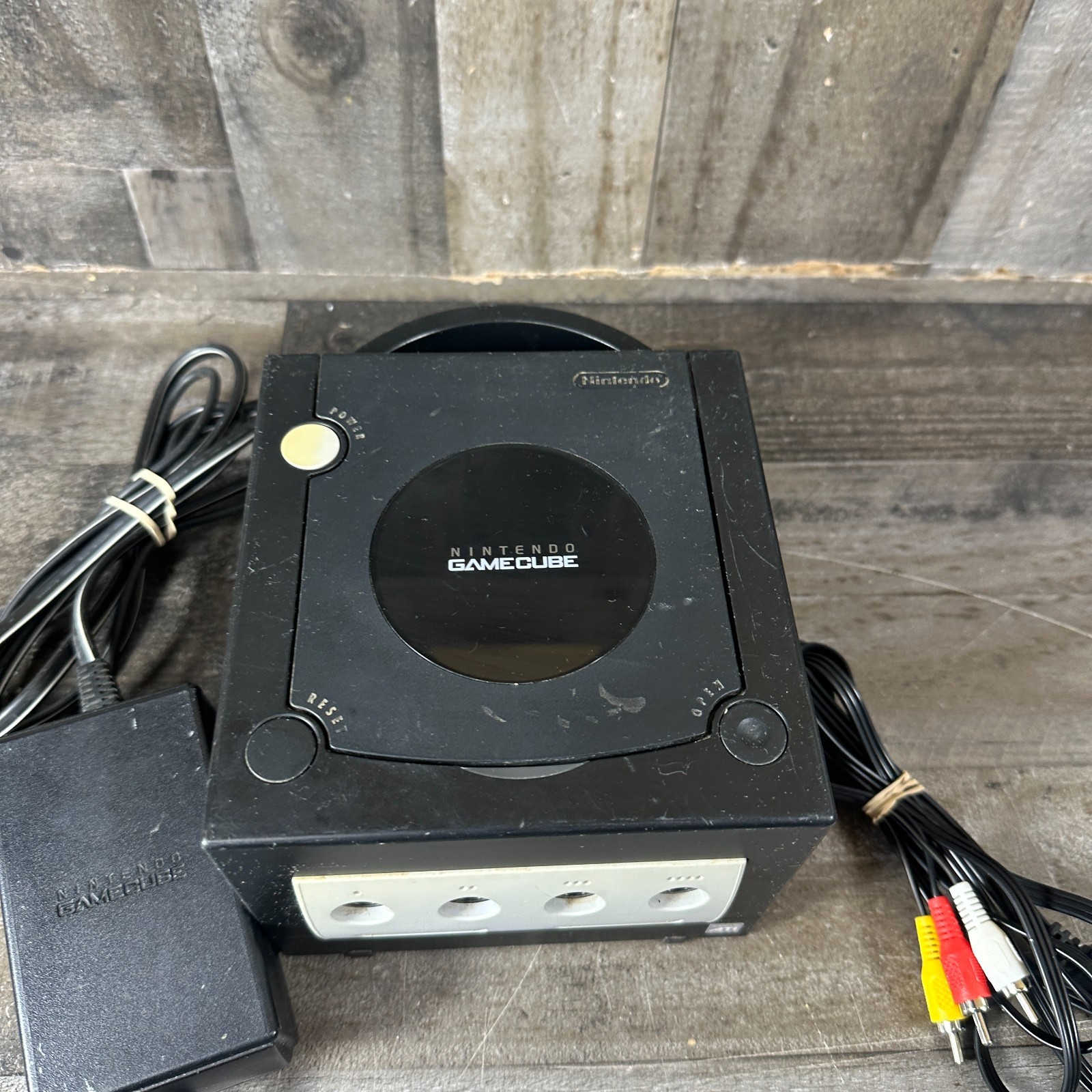 Nintendo DOL-101 GameCube Console & Hookups Only – Black TESTED