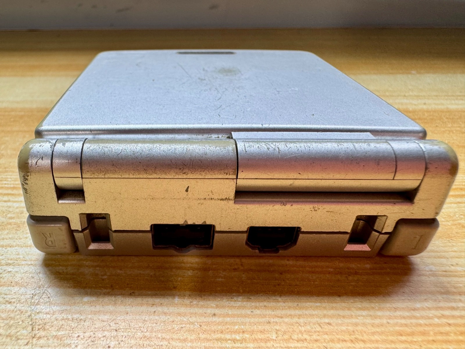 Nintendo Gameboy Advance SP AGS101 Ice Metallic Silver Handheld System Console