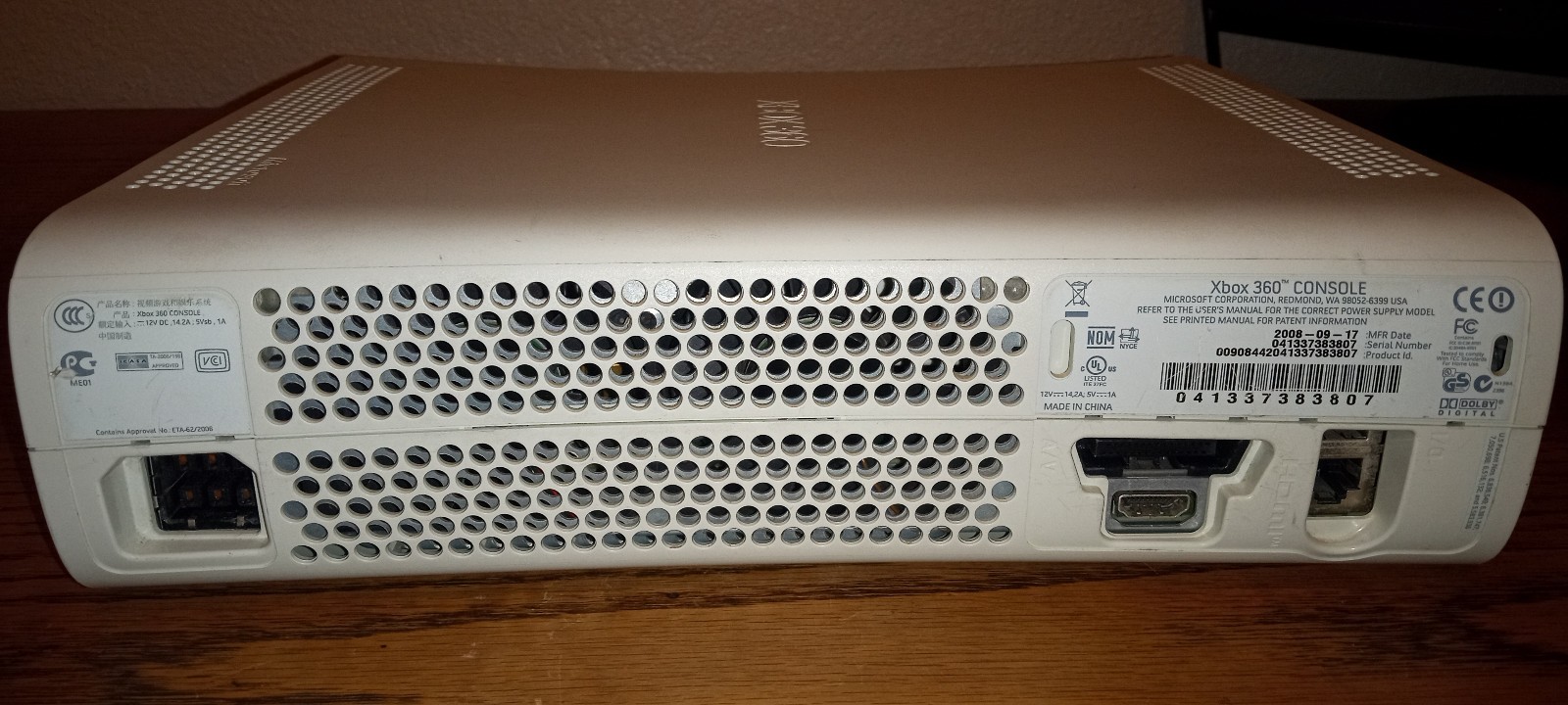 Microsoft Xbox 360 Console – White