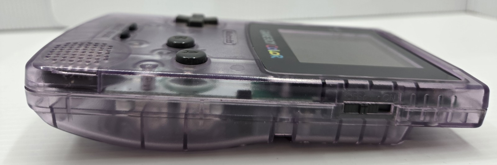 Nintendo Game Boy Color Purple Transparent & 9 Games Megaman Tetris Yoshi PacMan