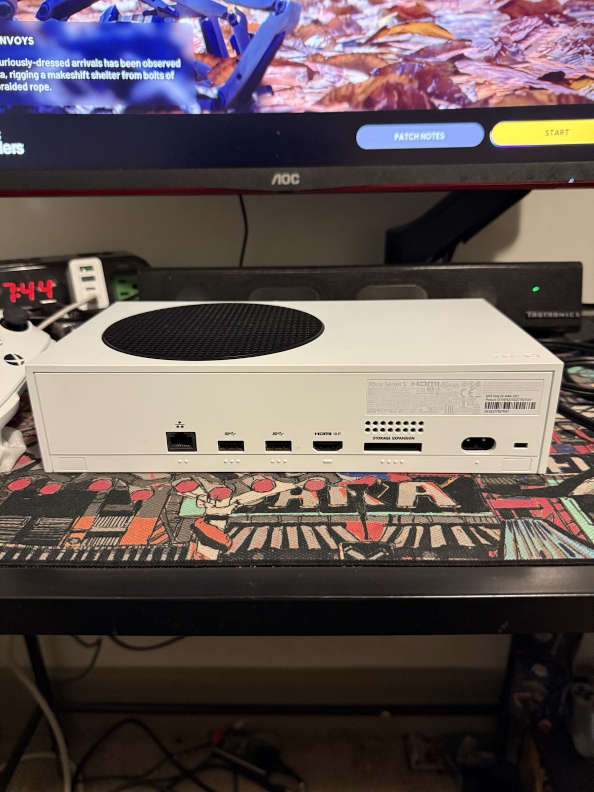 Microsoft Xbox Series S 512GB White, Two Controllers, W/ Power Cable