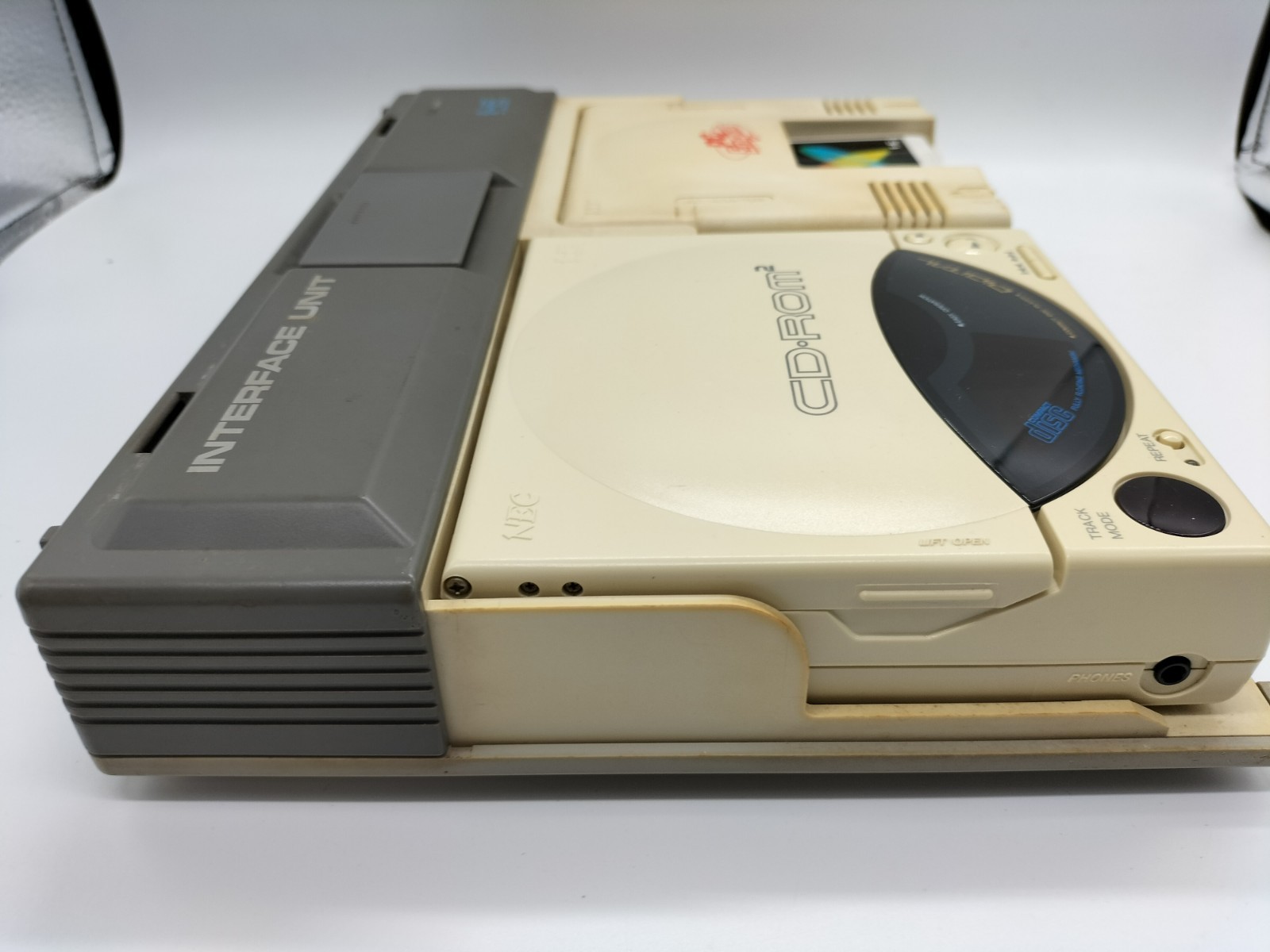 NEC PC Engine Interface Unit IFU-30A Core Grafx CD-ROM2 console CD & HuCard work