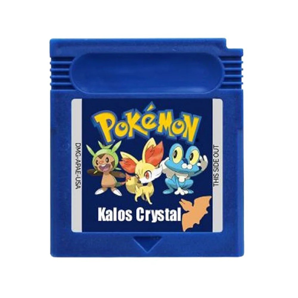 Pokemon Black White 3 Genesis GBC 16 Bit Game Cartridge for GB SP Console