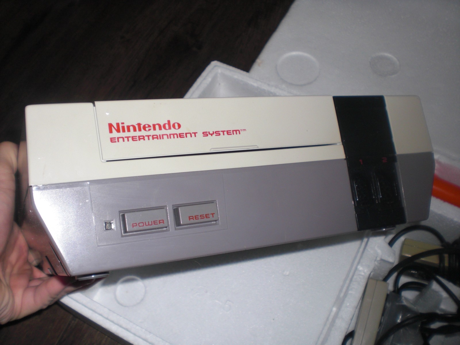 Nintendo NES Console CIB Box Manuals Inserts System Styrofoam OEM Controller ++