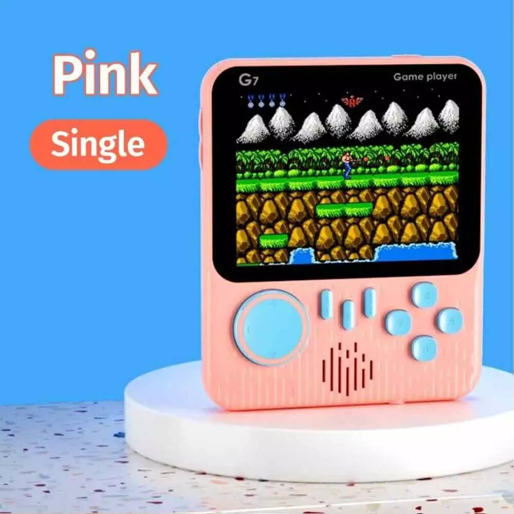 3.5″ Retro Handheld Console | 600 Built-in Games | Rechargeable Portable Toy