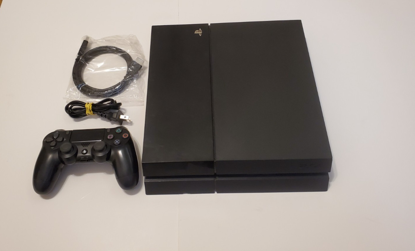 Sony Playstation 4 500GB Black Console PS4 W/ Controller & Cords Tested Working