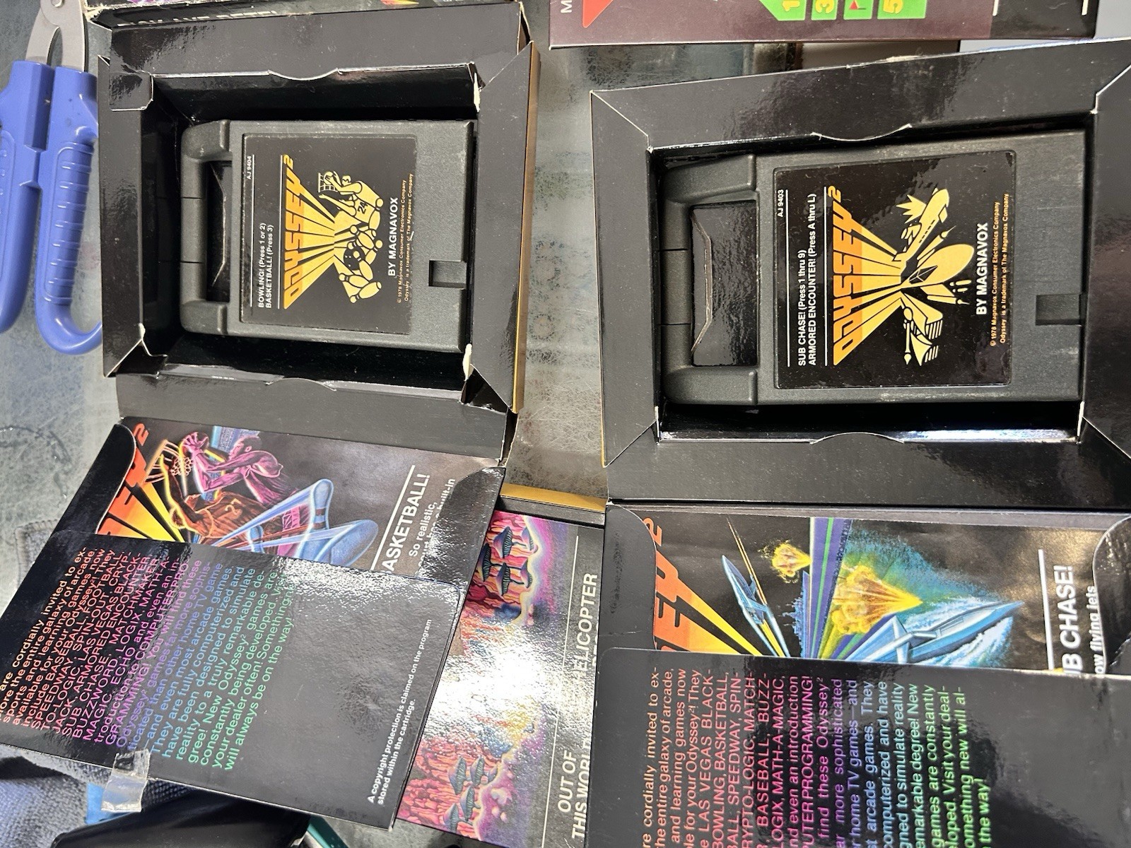 Magnavox Odyssey 2 In Box – Bundle With 13 Games Untested