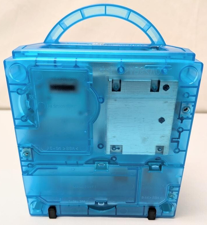 Nintendo GameCube Translucent Funtastic ICE BLUE Gaming Console System Bundle