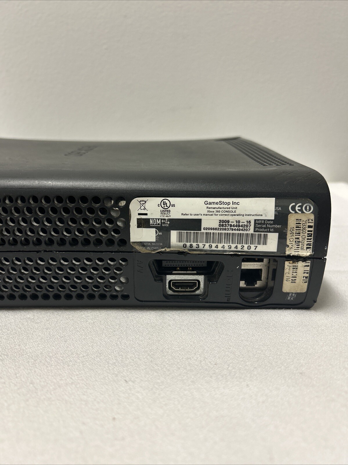 Microsoft Xbox 360 Black 2009 Console – For Parts