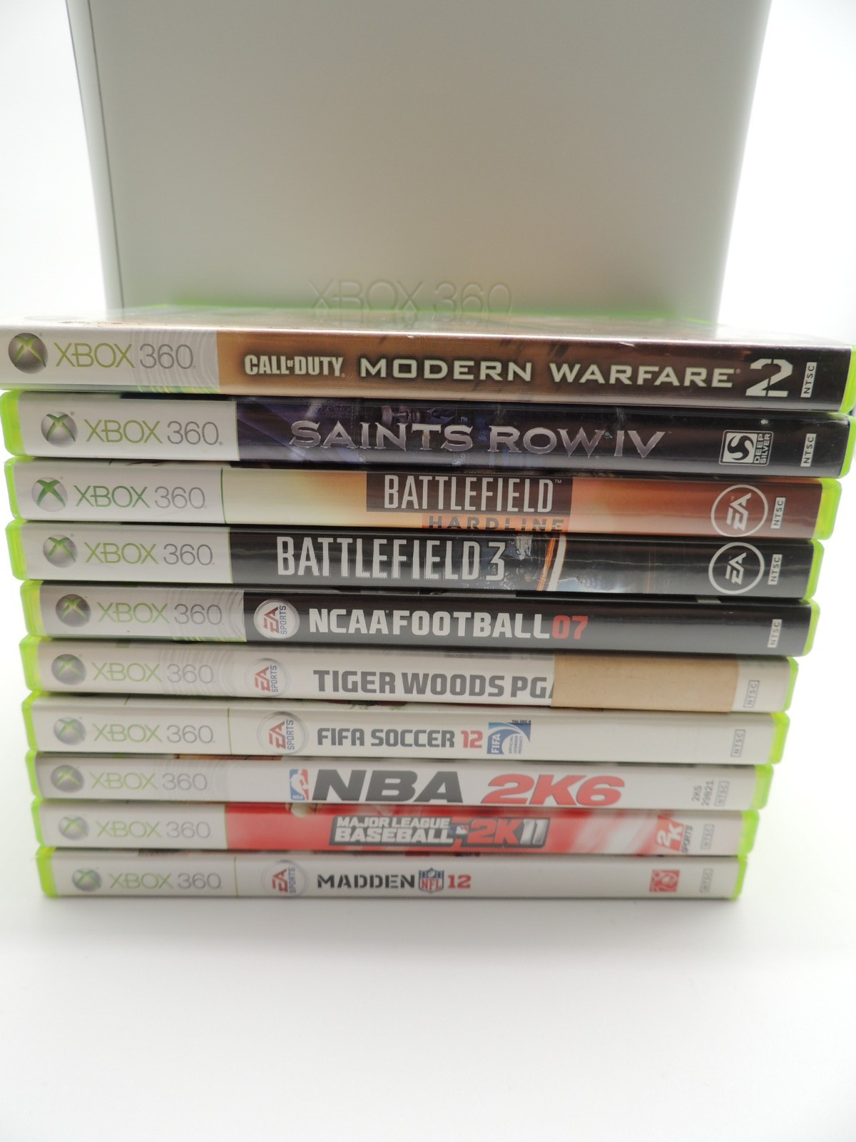 Microsoft Xbox 360 60GB Console with 10 Games & Controller