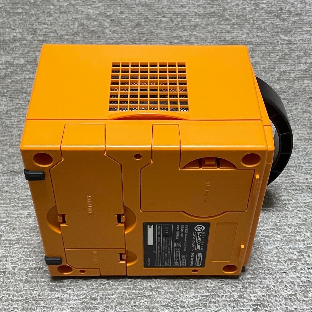 Nintendo GameCube Console Orange DOL-001 w/ Controller AV & Power Cable