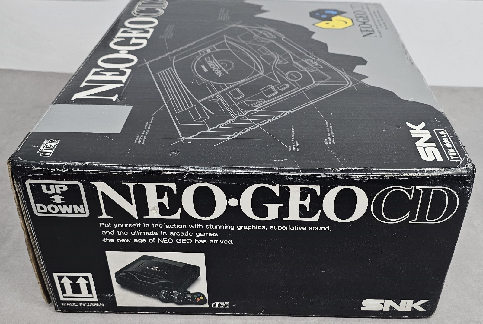 SNK Neo Geo Cd PAL Home Console, Black, RCA Component Connectivity