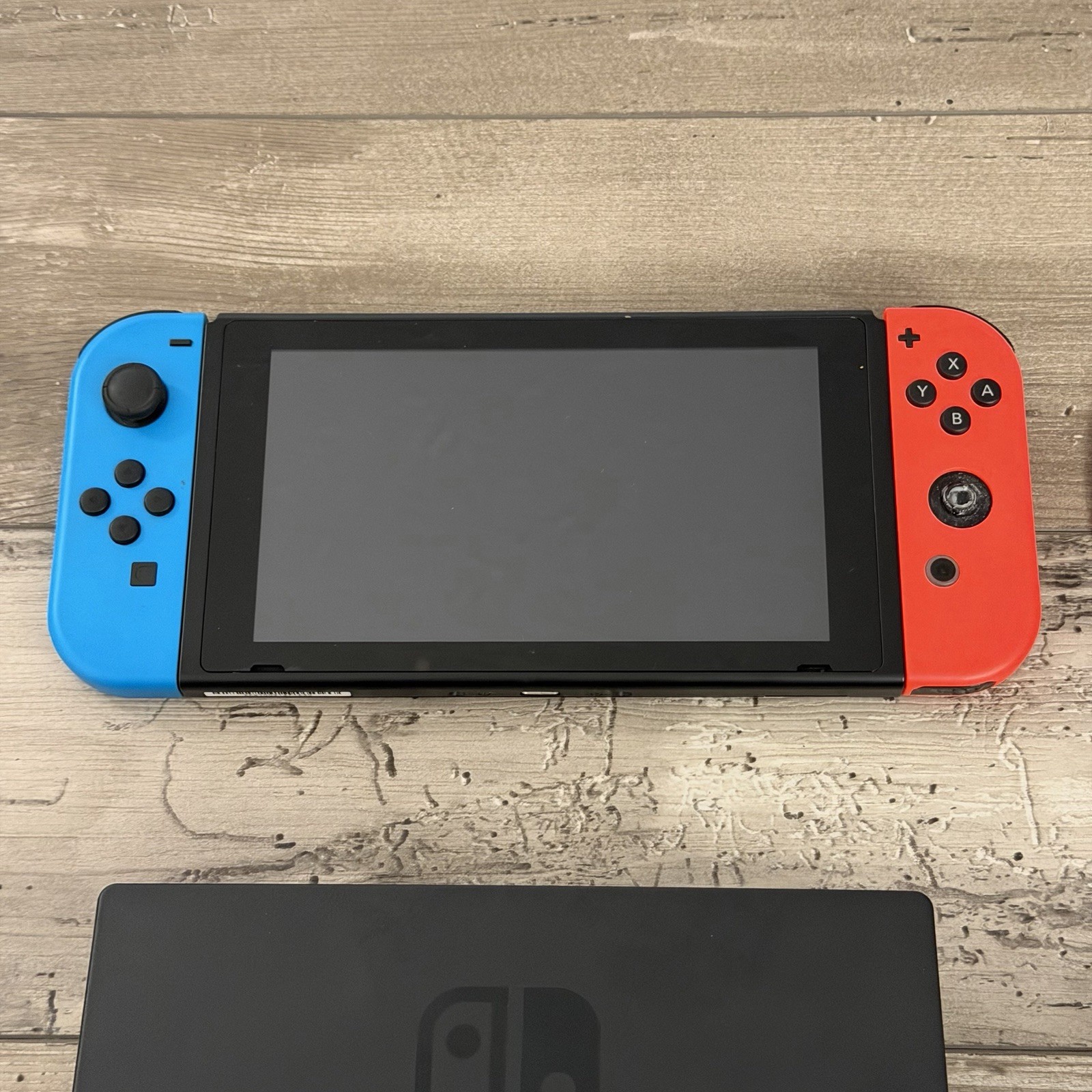 Nintendo Switch Console Blue Red Joy-Con HAC-001(-01) w/ Dock Tested Working!!!