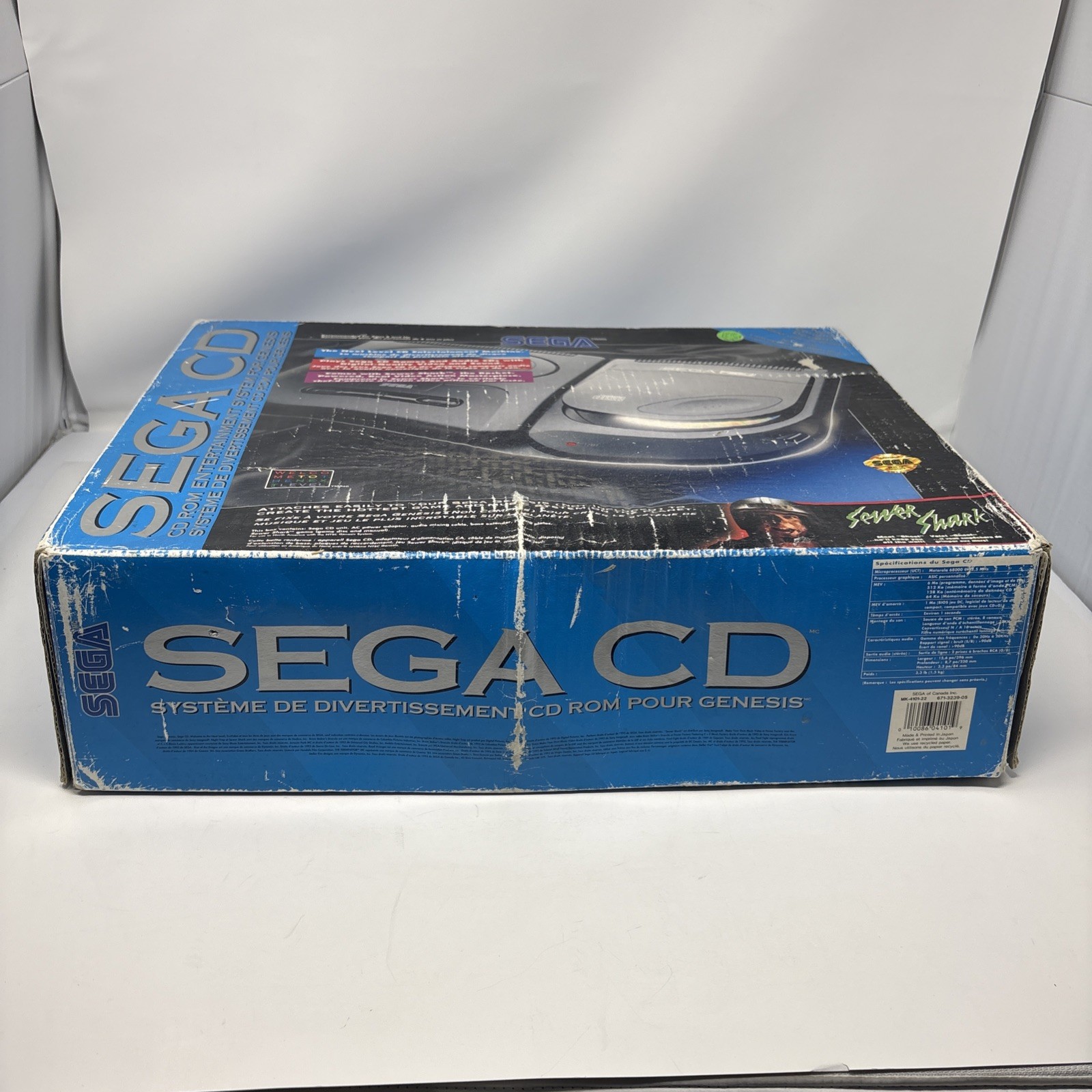 EMPTY BOX Sega CD Console System Original Box Only w/ Manual – NO CONSOLE