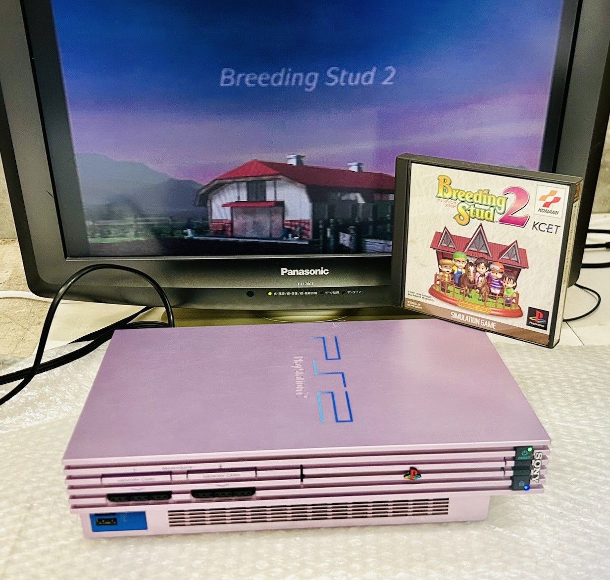 PS2 SAKURA PINK Console PlayStation 2 Tested SCPH-50000 Japan NTSC-J