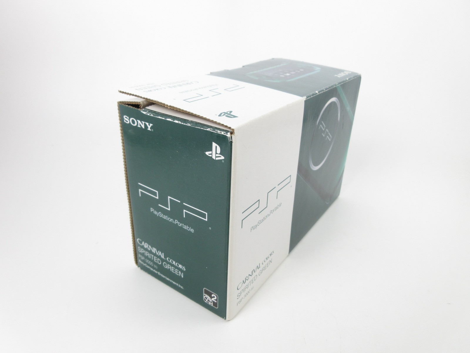 【Very Good】Sony PSP-3000 Spirited Green Console No Battery Japan Ver. #DEN0523/0