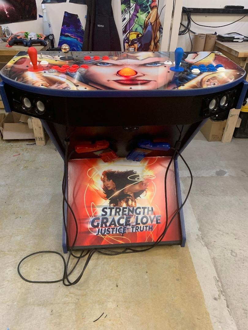 Arcade PEDESTAL Gaming System 2 Player HDTV HDMI MAME ™